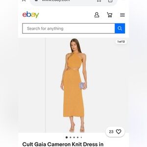 Cult Gaia dress and Marigold size small